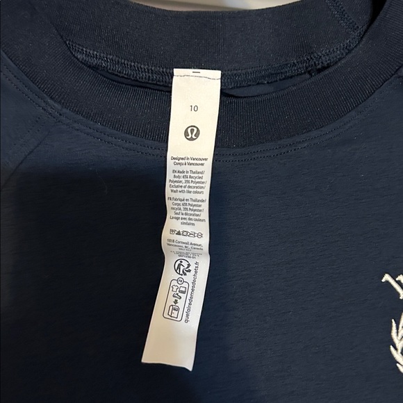 Lululemon Layered Long Sleeve T-Shirt Tennis Club 10 - Picture 4 of 5